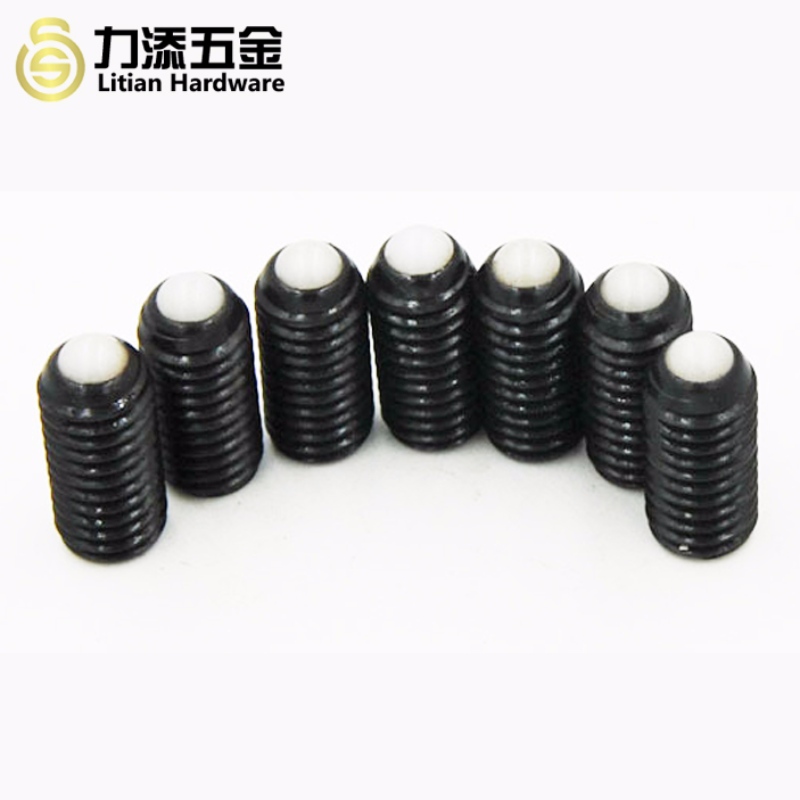 Black zinc M3-M12 carbon steel ball point set screw