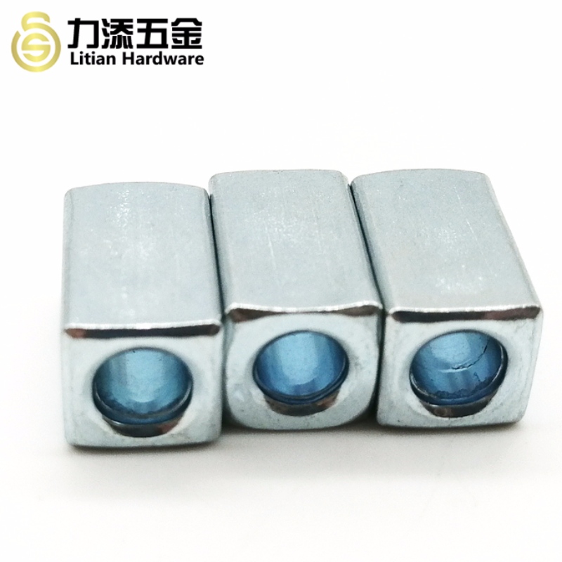 Non standard kinds of size zinc plated long sqaure nut